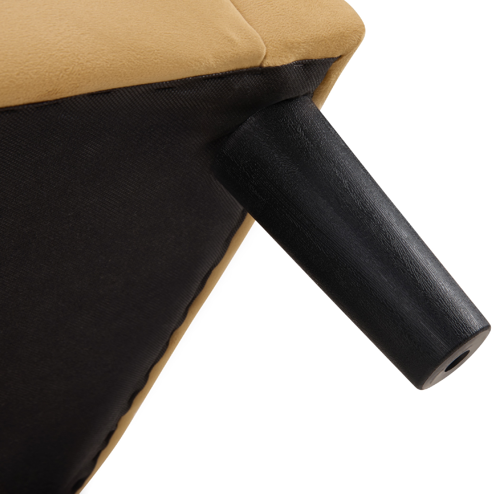 Velvet Accent Chair With Ottoman, Modern Barrel Chair Armchair For Living Room, Bedroom, Yellow_maomaolike.com